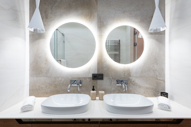 How to install led mirror in bathroom?