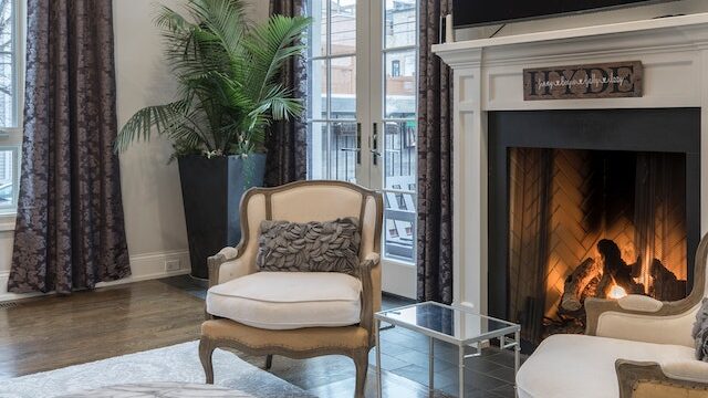 Fireplace in Living Room