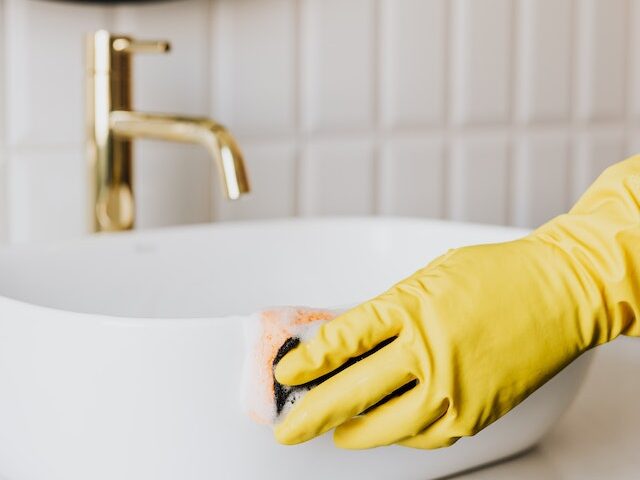 How often should you clean your bathroom sink?