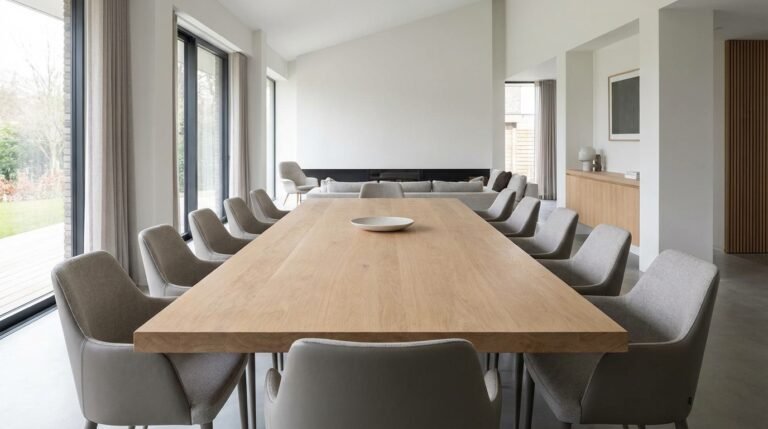 12 seater dining room table and chairs