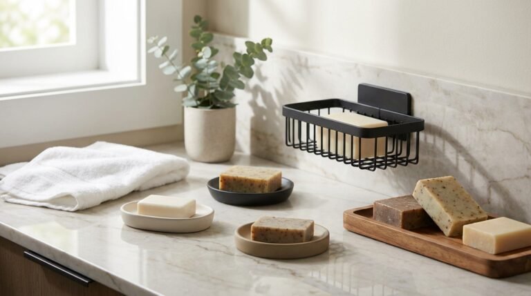 bathroom soap holder