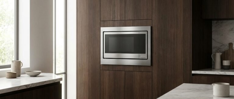 built in microwave with trim kit