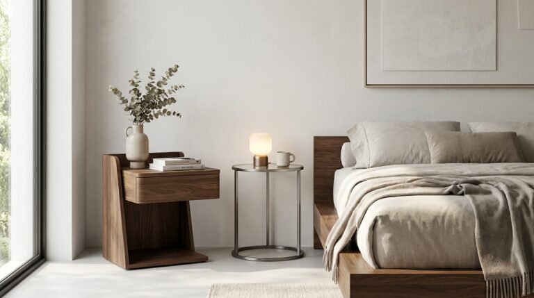 contemporary bedroom side tables