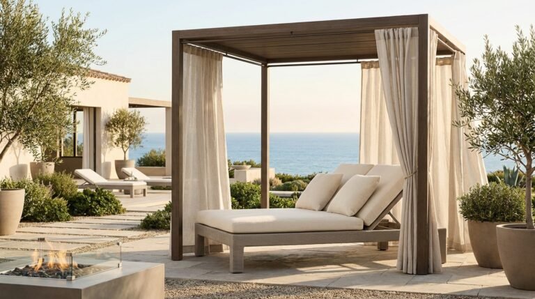 covered chaise lounge chair