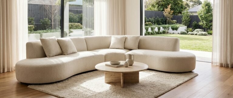 curved modular sofa