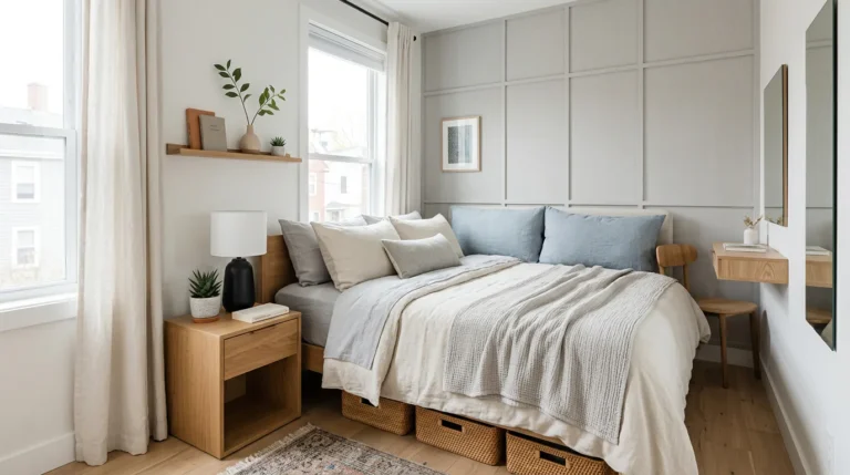 designing small spaces bedroom