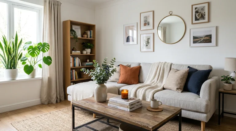 how to decorate living room with simple things
