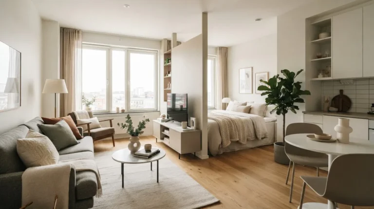 one room apartment decor ideas