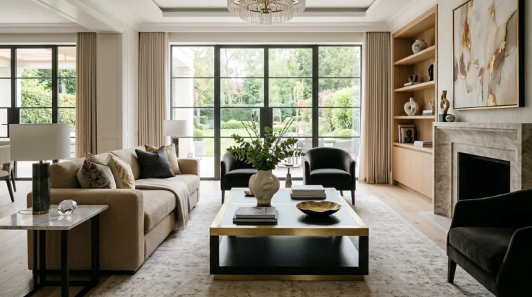 rich luxury living room