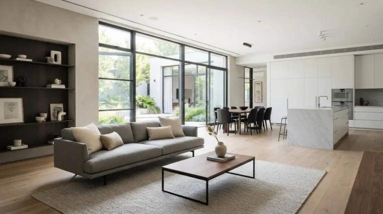 sleek modern interiors