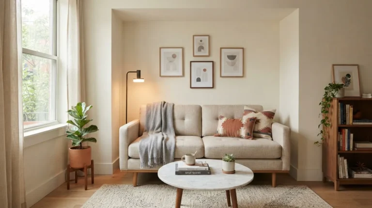 smallish sofa